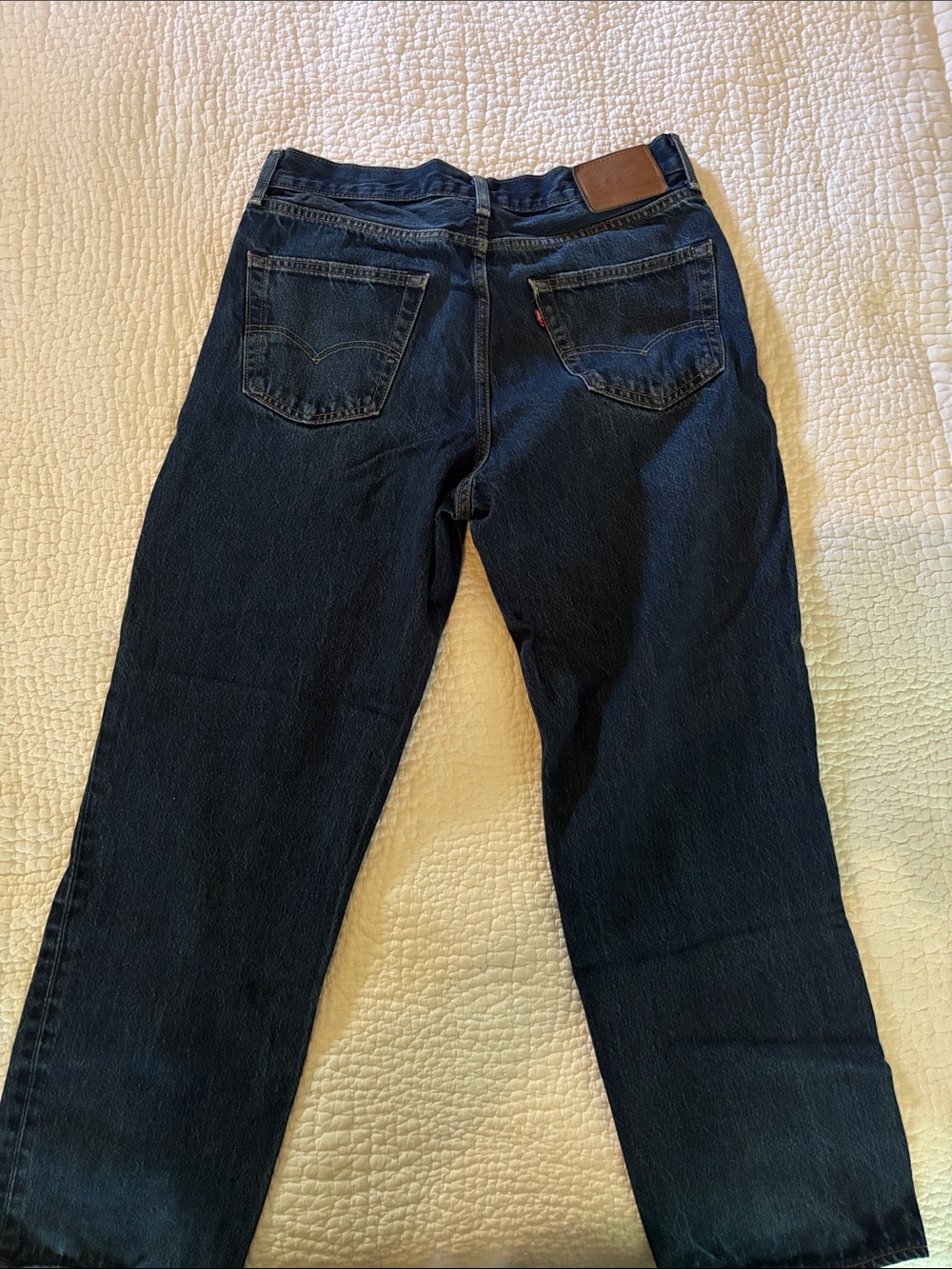 Levi's 568 Dark Blue Relaxed Straight Jeans